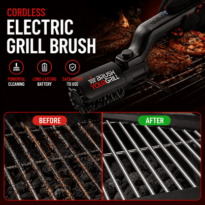 Brosse de nettoyage électrique pour barbecue BrushYourGrill™