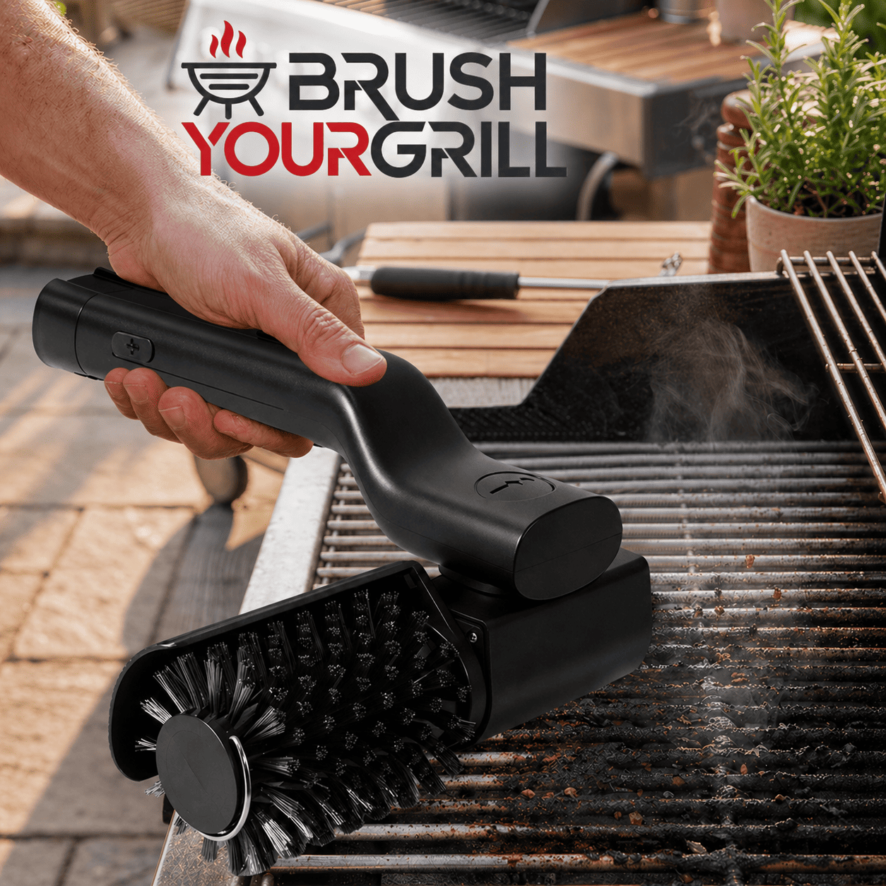 BrushYourGrill™ Electric BBQ Grill Brush